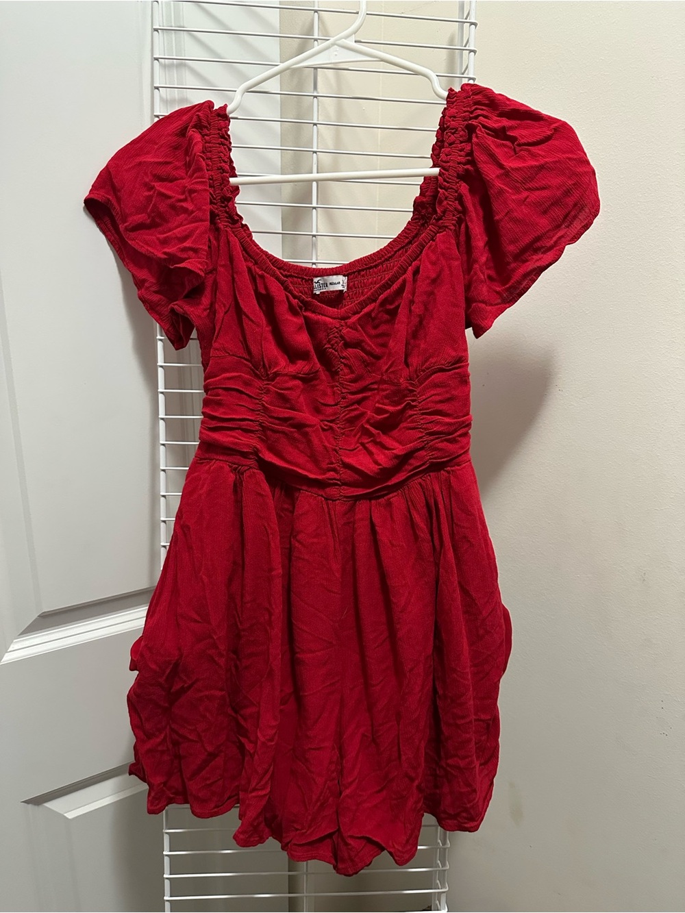 Red Hollister Romper